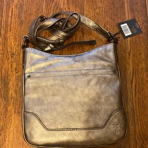 New Frye Pewter Crossbody